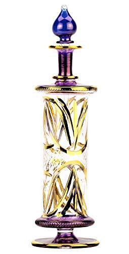 Egyptian Crystal Perfume Bottle (Violet)