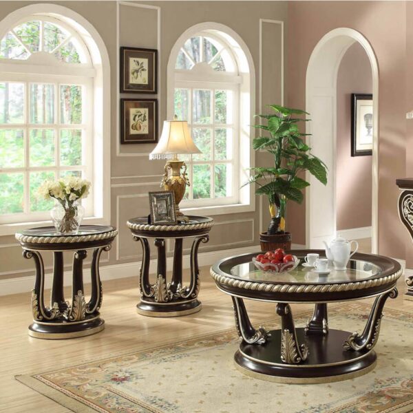 3-Piece Traditional Coffee Table Set