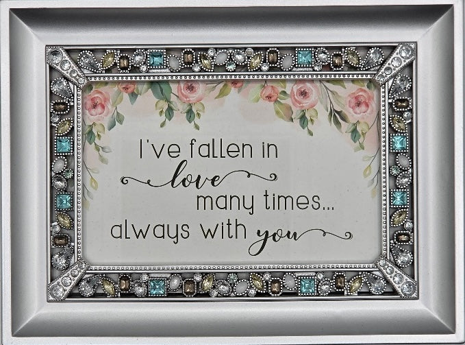 "I've Fallen in Love Many Times... Always With You" Musical Keepsake Box