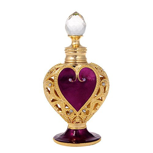 Enamel Heart Perfume Bottle